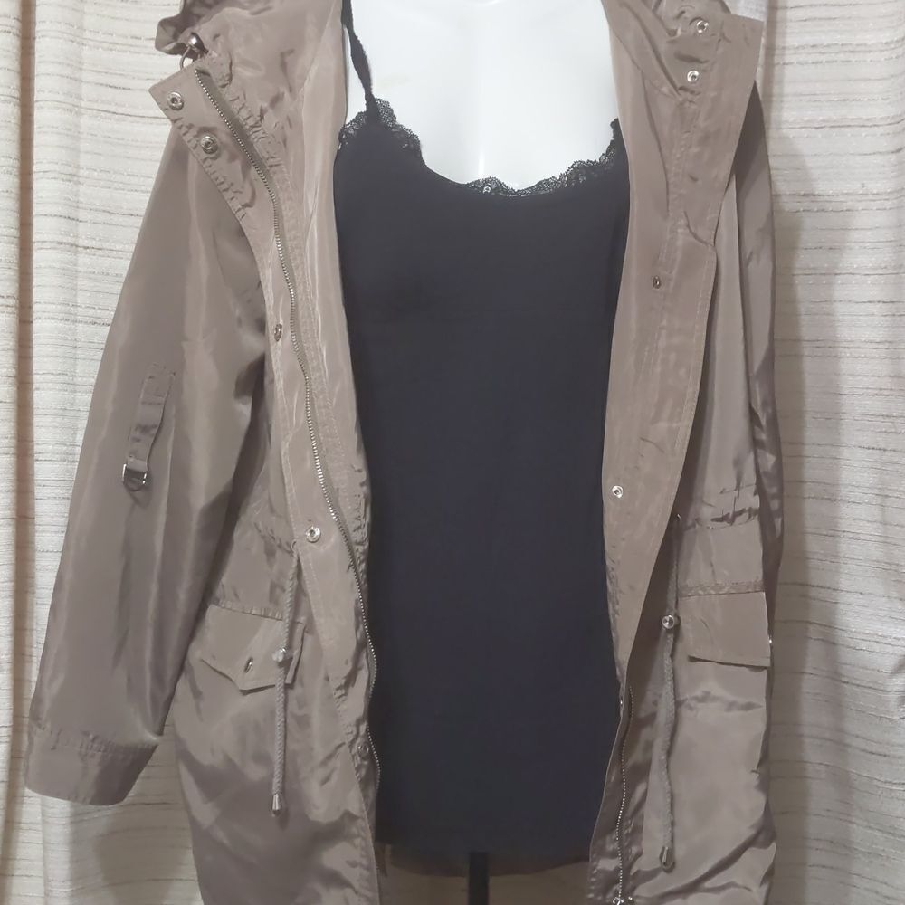 STARS style windbreaker jacket tan khaki color
